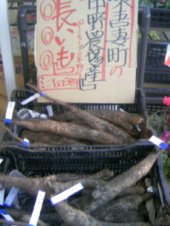中野農場産の長芋